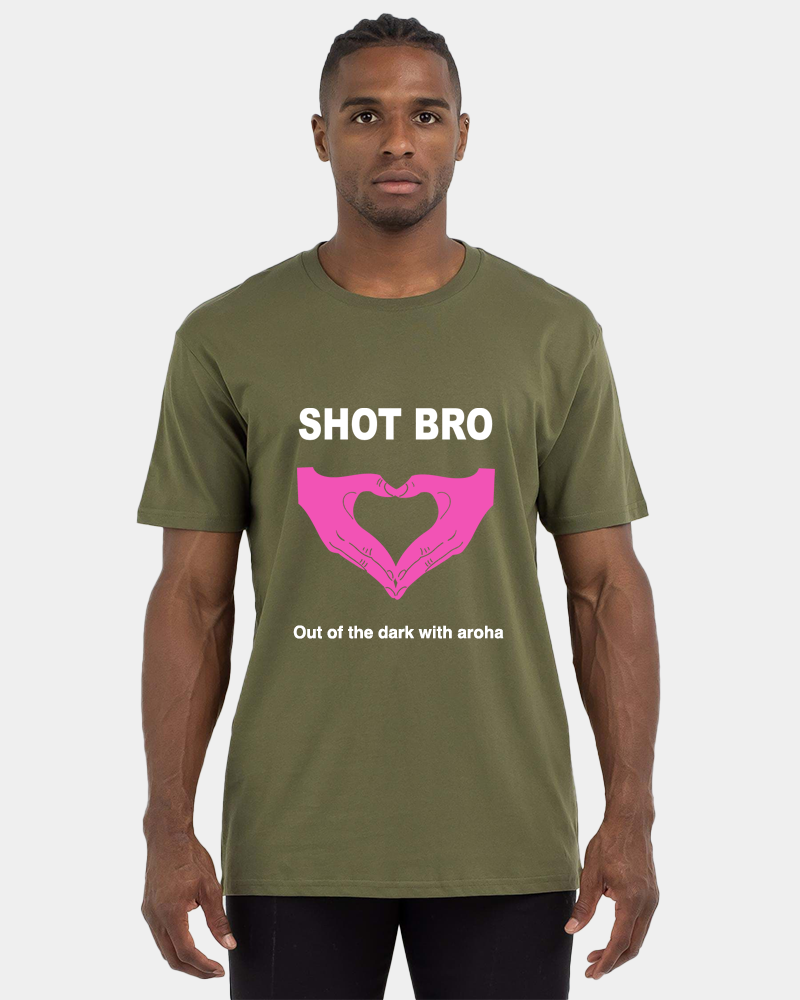 Shot Bro Khaki Tee